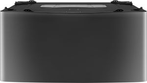 LG SideKick™ 27" Black Stainless Steel Laundry Pedestal Washer