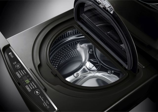 LG SideKick™ 27" Black Stainless Steel Laundry Pedestal Washer 13