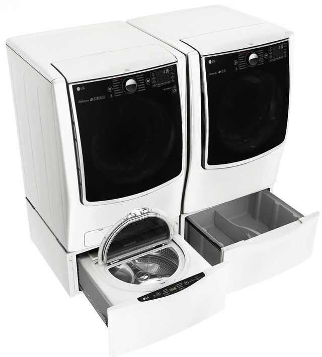 LG 27" SideKick™ Pedestal Washer-White 25