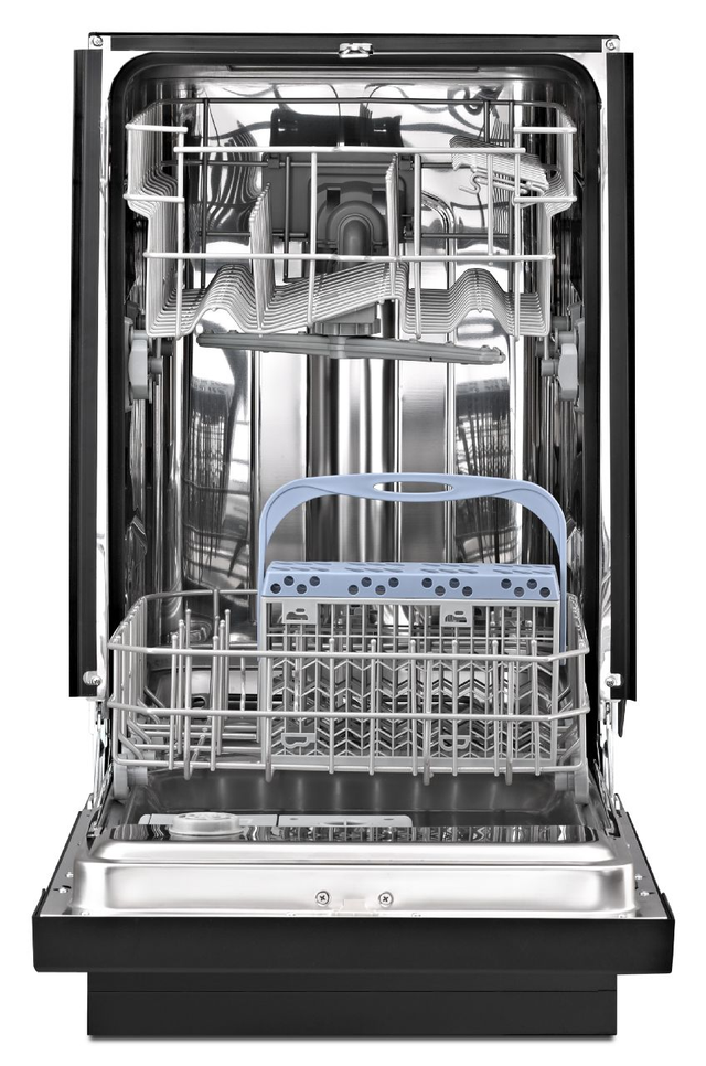 Whirlpool® 18" Built In Compact Tall Tub Dishwasher-Black 1