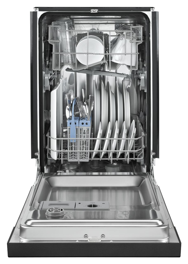 Whirlpool® 18" Built In Compact Tall Tub Dishwasher-Black 2