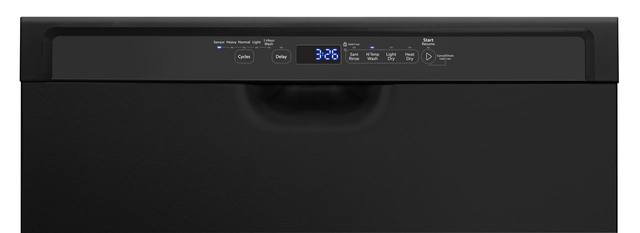 Whirlpool® 24" Built In Dishwasher-Black. Display Model. Full functional warranty, no cosmetic warranty. 1