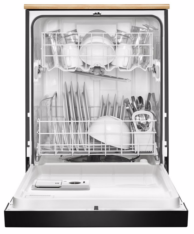 Whirlpool® 24" Portable Dishwasher-Black 1