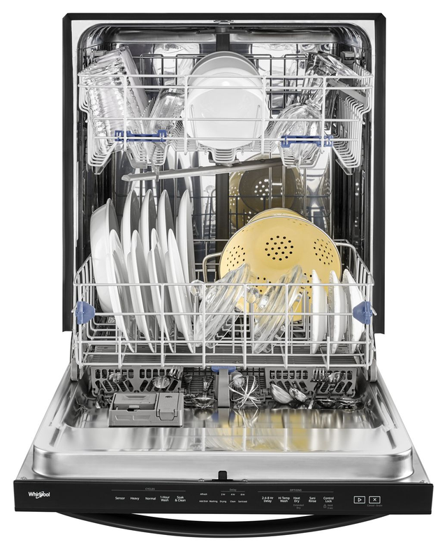 Whirlpool® 24" Built In Dishwasher-Black 3