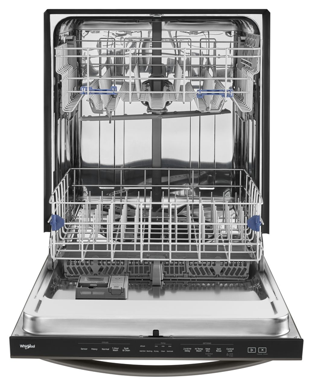 Whirlpool® 24" Built In Dishwasher-Black Stainless 2