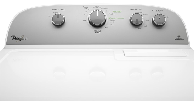 Whirlpool® 7.0 Cu. Ft. White Cabrio® Electric Dryer 1