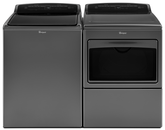 Whirlpool® Front Load Electric Dryer-Chrome Shadow 4