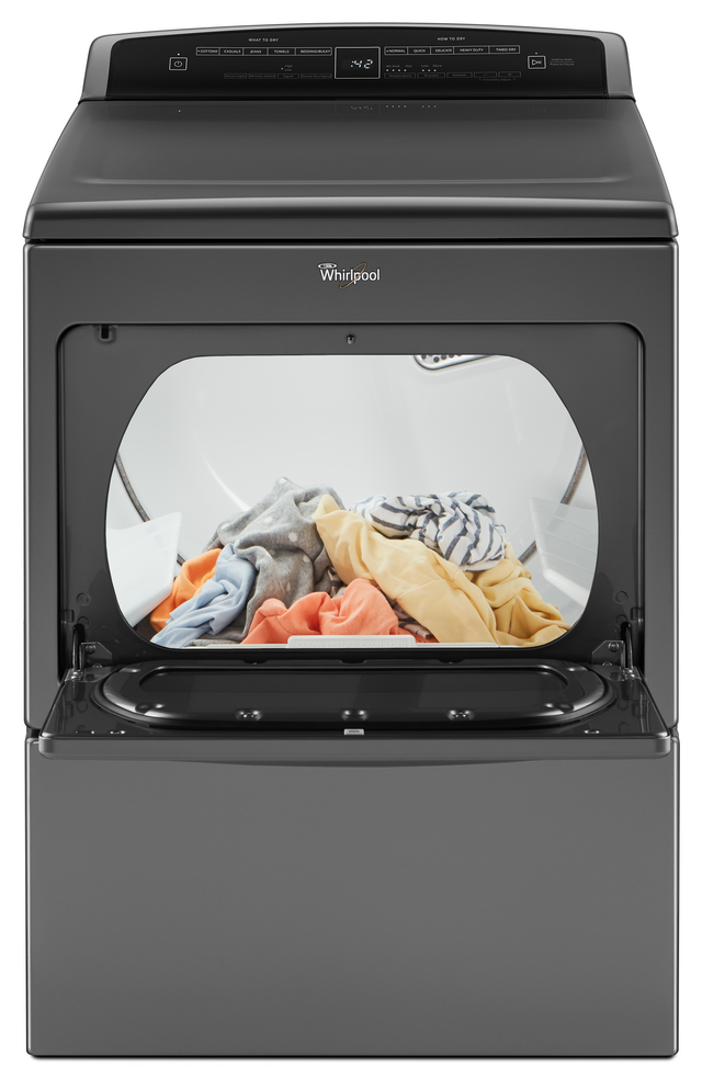 Whirlpool® Front Load Electric Dryer-Chrome Shadow 1