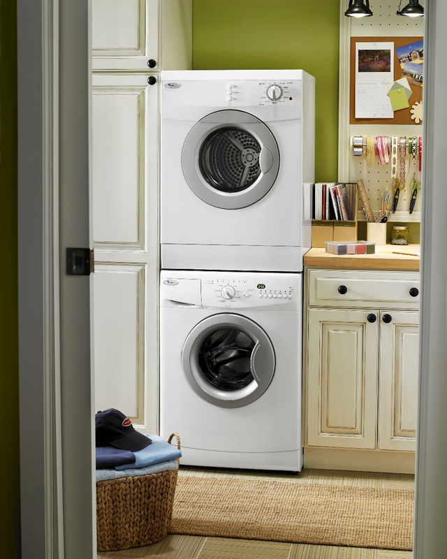 Whirlpool® Compact Front Load Electric Dryer-White 2