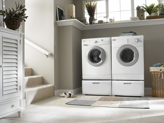 Whirlpool® Compact Front Load Electric Dryer-White 3