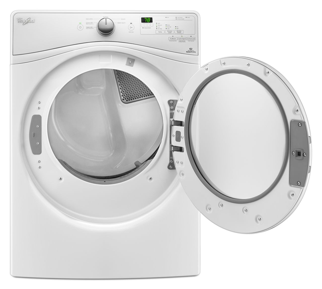 Whirlpool® Duet® Long Vent Front Load Electric Dryer-White 3