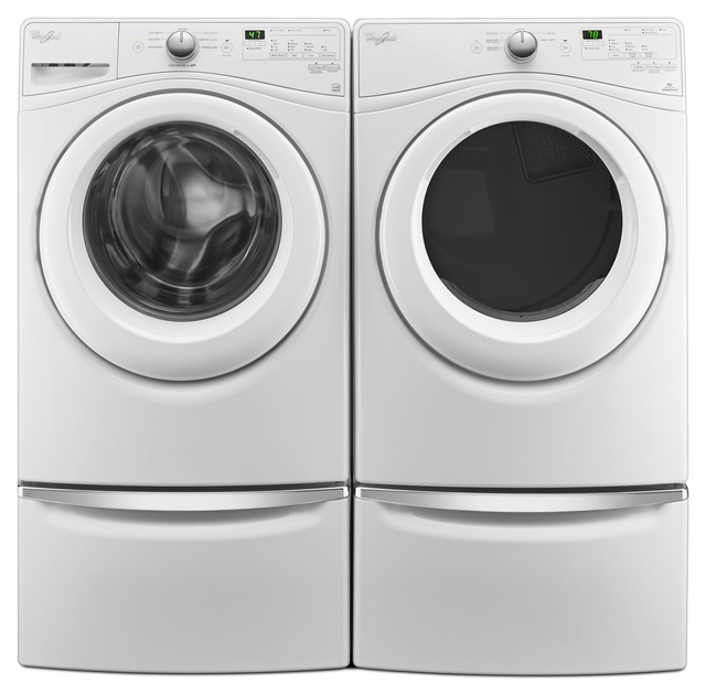 Whirlpool® Duet® Long Vent Front Load Electric Dryer-White 7