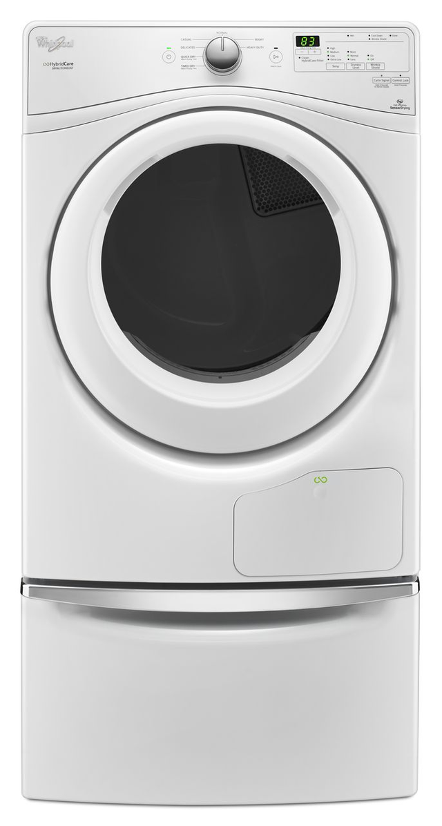 Whirlpool® Front Load Electric Dryer-White 2