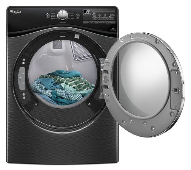 Whirlpool® Front Load Electric Dryer-Black Diamond 4