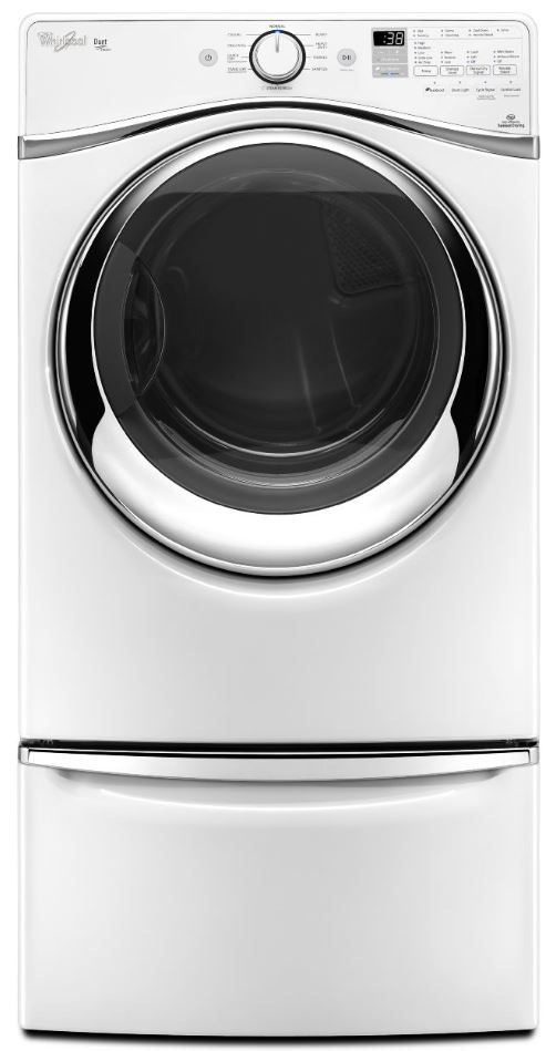 Whirlpool Duet® Steam Electric Dryer-White 0
