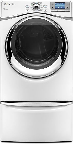 Whirlpool® Duet® Front Load Electric Steam Dryer-White | Riverside ...