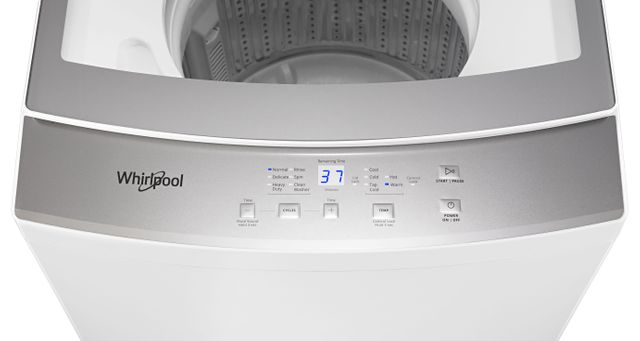 Whirlpool® 1.6 Cu. Ft. Washer, 3.4 Cu. Ft. Dryer White Electric Stacked Laundry 10