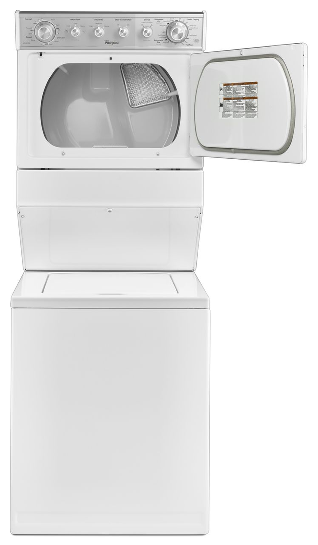 Whirlpool® Top Load Stackable Long Vent Electric Dryer-White 2