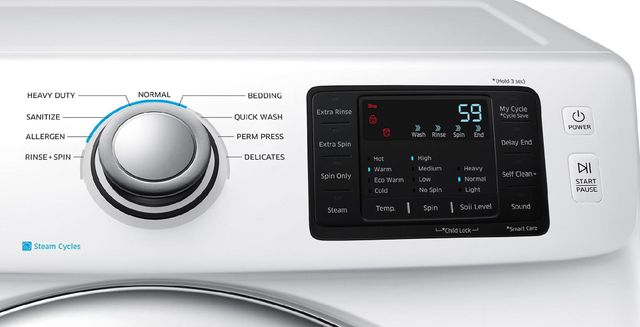 Samsung Front Load Washer-White 1