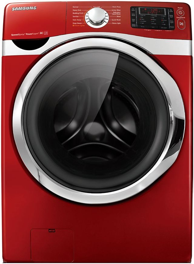 Samsung Front Load Washer-Tango Red