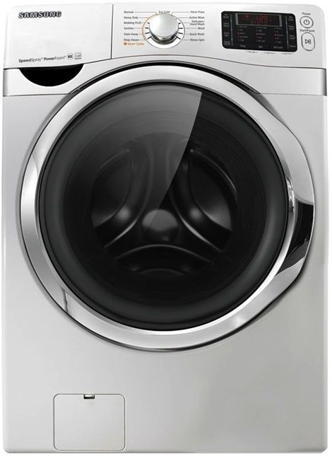 Samsung Front Load Washer-Neat White