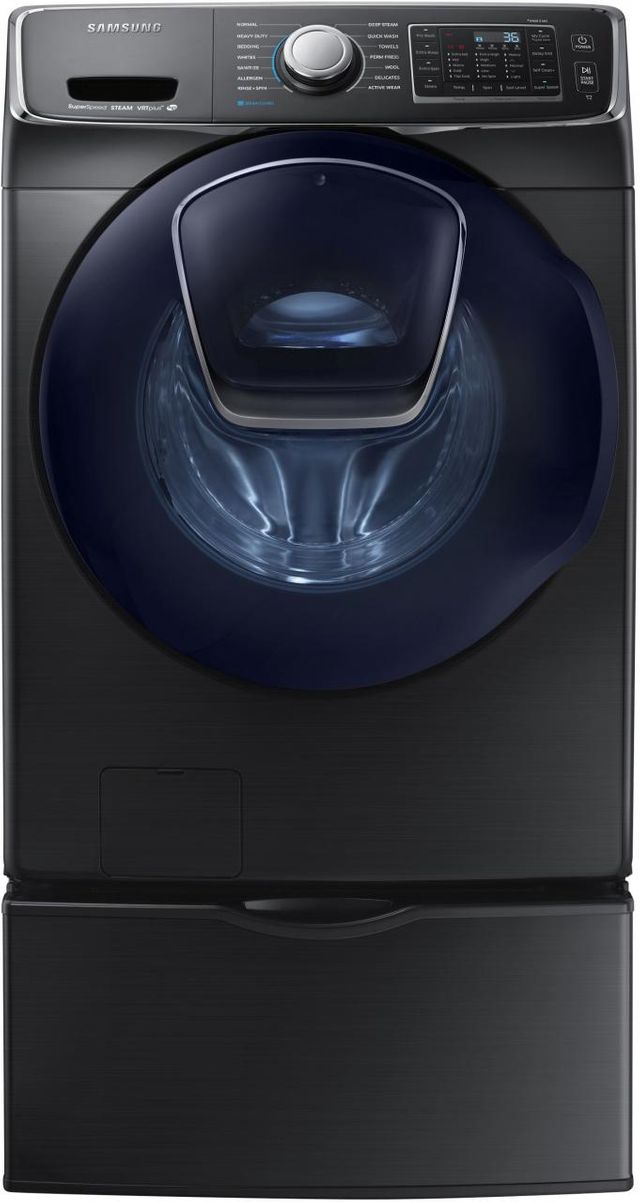 Samsung 4.5 Cu. Ft. Fingerprint Resistant Black Stainless Steel Front Load Washer