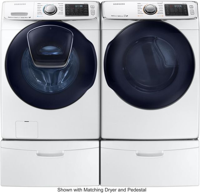 Samsung 5.0 Cu. Ft. White Front Load Washer 12