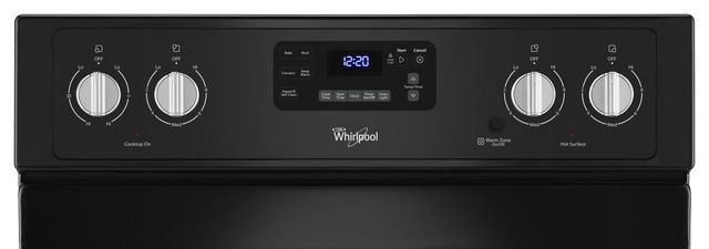 Whirlpool® 30" Freestanding Electric Range-Black Ice 3
