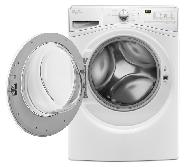 Whirlpool® Front Load Washer-White 1