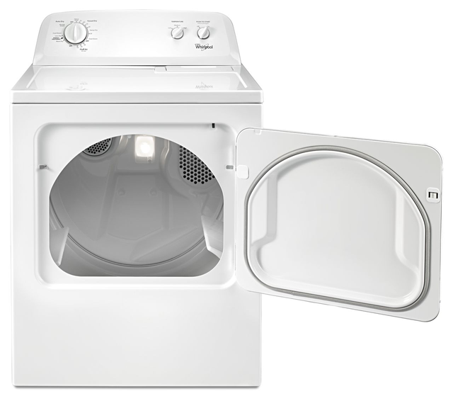 Whirlpool® Top Load Gas Dryer-White. Special Buy, Limited to Stock On Hand 1
