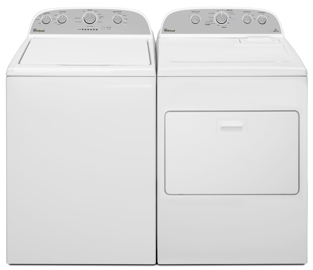 Whirlpool® 7.0 Cu. Ft. White Front Load Gas Dryer-WGD49STBW-1
