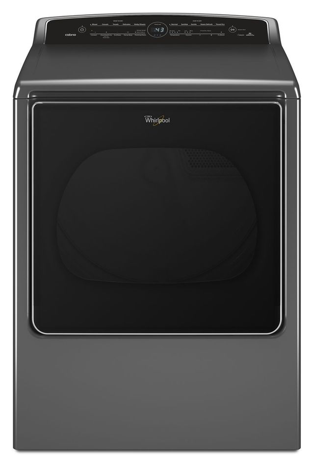 Whirlpool® Smart Cabrio® Front Load Gas Dryer-Chrome Shadow 0