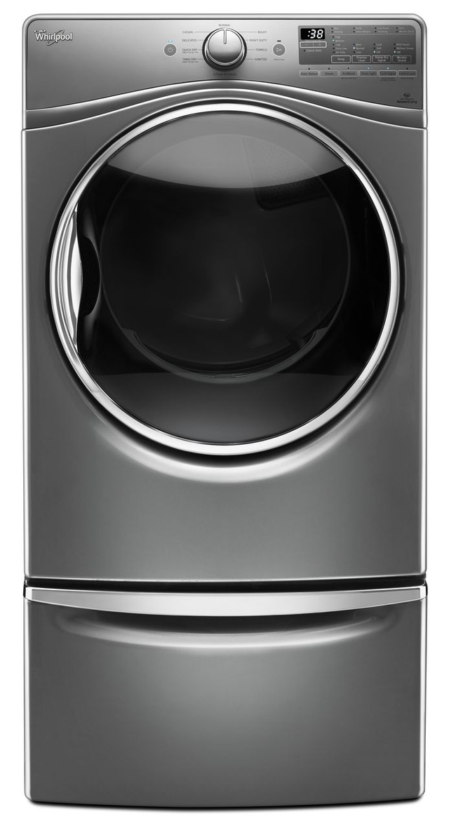 Whirlpool® Front Load Gas Dryer-Chrome Shadow 1