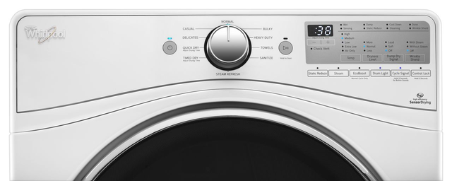Whirlpool® Front Load Gas Dryer-White 2