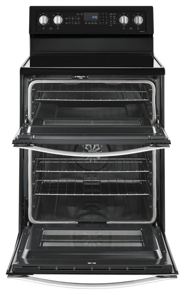 Whirlpool® 30" Stainless Steel Free Standing Double Oven Electric Range 6