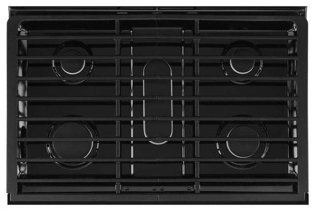 Whirlpool® 30" Black Ice Freestanding Gas Double Oven 3