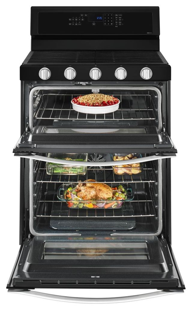 Whirlpool® 30" Stainless Steel Gas Built In Double Oven Range 21