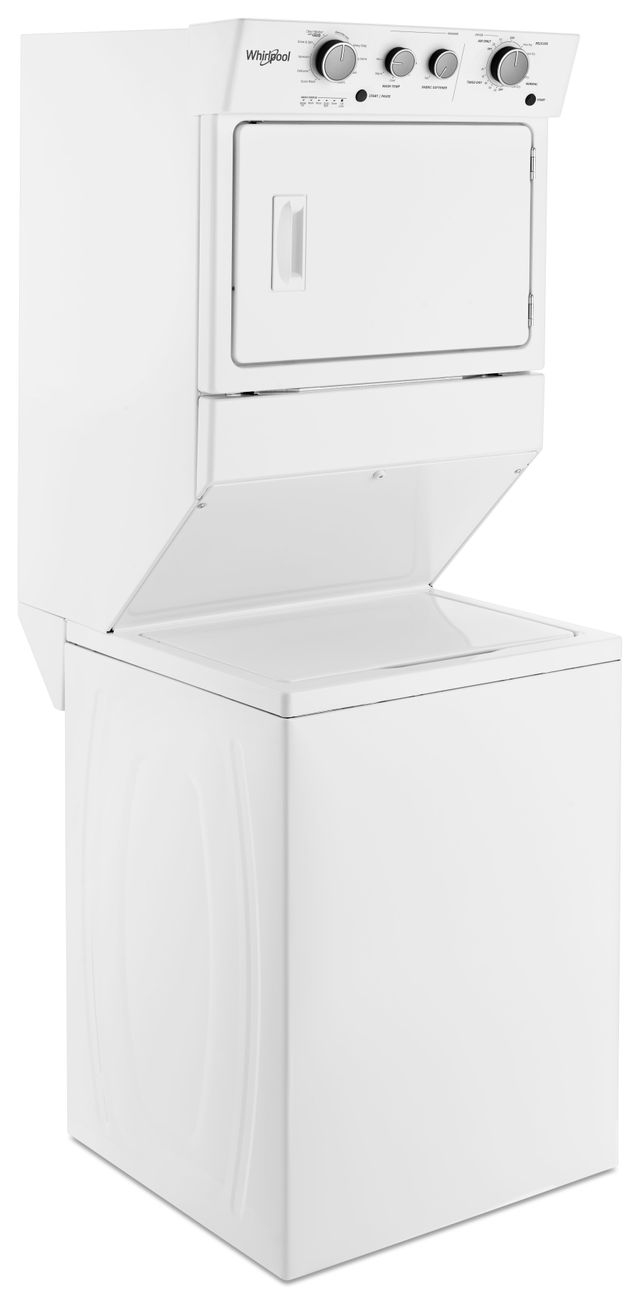 Whirlpool® 4.0 Cu. Ft. Washer, 5.9 Cu. Ft. Dryer White Stackable ...