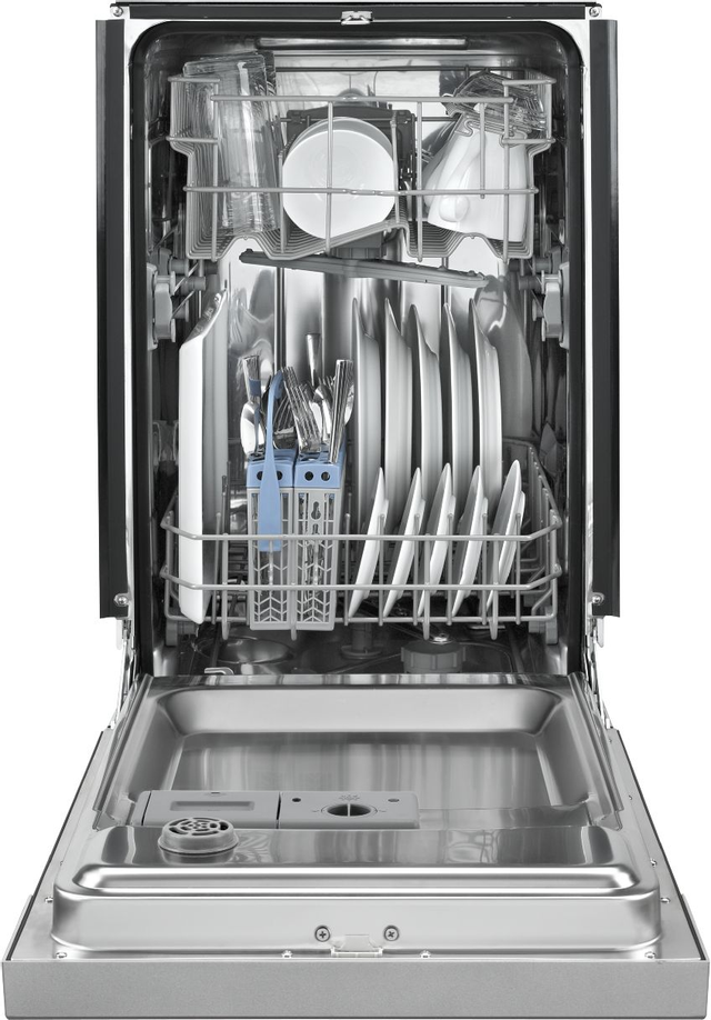 Whirlpool® 18" Built In Compact Tall Tub Dishwasher-Monochromatic Stainless Steel 2
