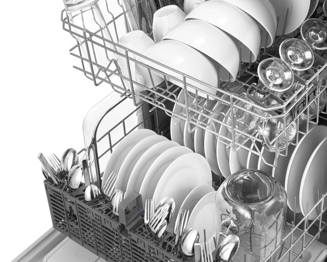 Whirlpool® 24" Built-in Dishwasher - Monochromatic Stainless Steel-1