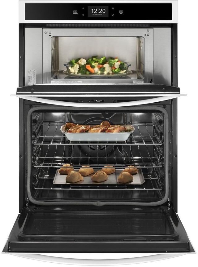 Whirlpool® 30" Electric Oven/Micro Combo Built In-White 1
