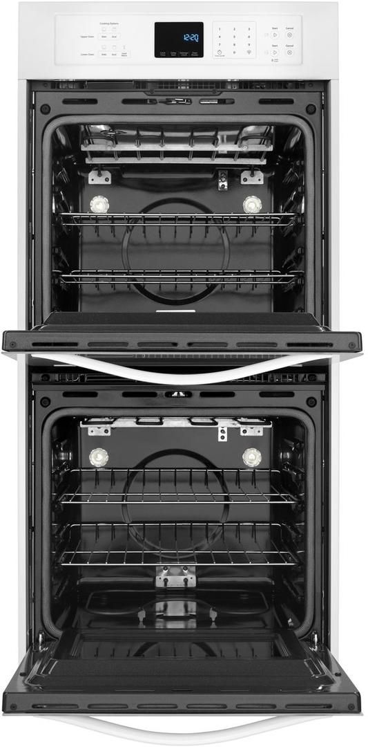 Whirlpool® 24" White Electric Built In Double Oven-1