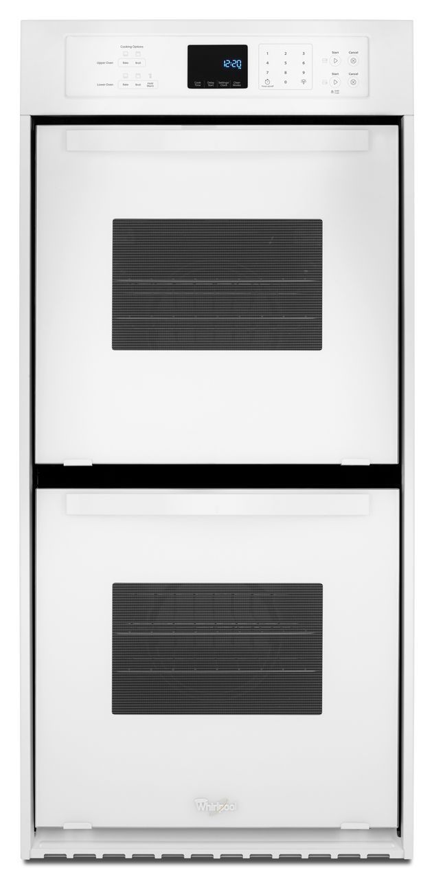 Whirlpool® 24" White Electric Built In Double Oven-3
