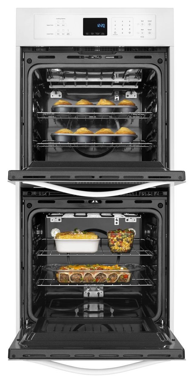 Whirlpool® 24" White Electric Built In Double Oven 4
