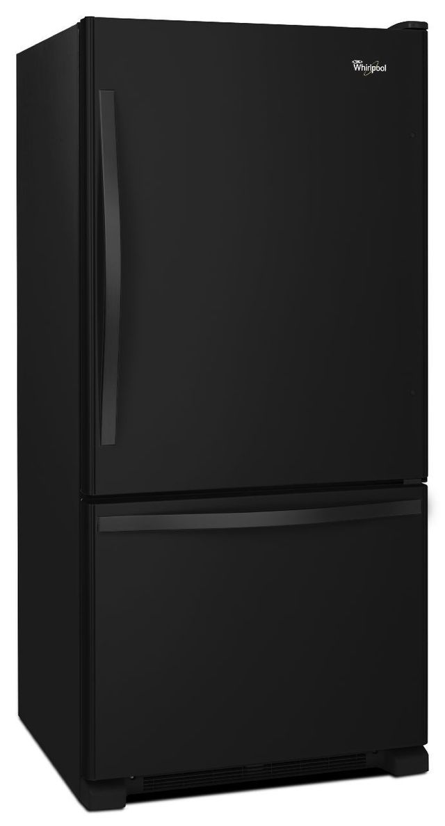 Whirlpool® Gold® 22.1 Cu. Ft. Black Bottom Freezer Refrigerator 6