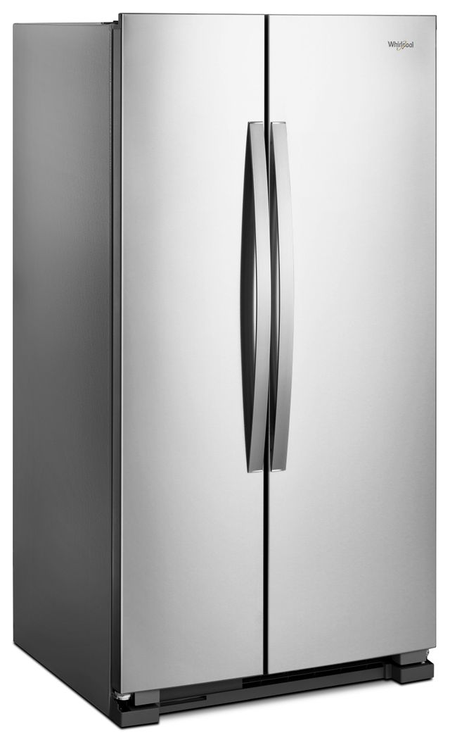Whirlpool® 21.7 Cu. Ft. Side-By-Side Refrigerator-Monochromatic Stainless Steel 1