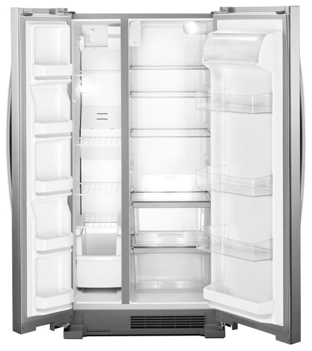 Whirlpool® 21.7 Cu. Ft. Monochromatic Stainless Steel Side-By-Side Refrigerator 17