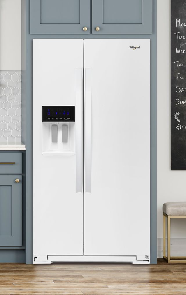 Réfrigérateur côte-à-côte à profondeur de comptoir de 36 po Whirlpool® de 20,6 pi³ - Blanc 11