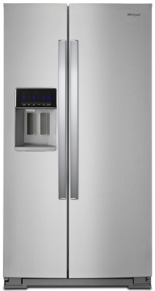 Whirlpool® 20.29 Cu. Ft. Counter Depth Side-By-Side Refrigerator-Fingerprint Resistant Stainless Steel