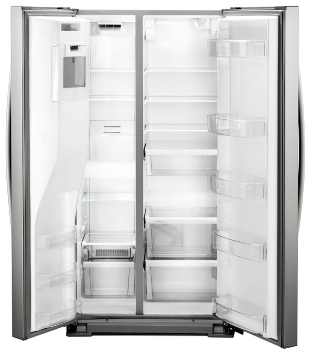 Whirlpool® 20.6 Cu. Ft. Fingerprint Resistant Stainless Steel Counter Depth Side-By-Side Refrigerator 58